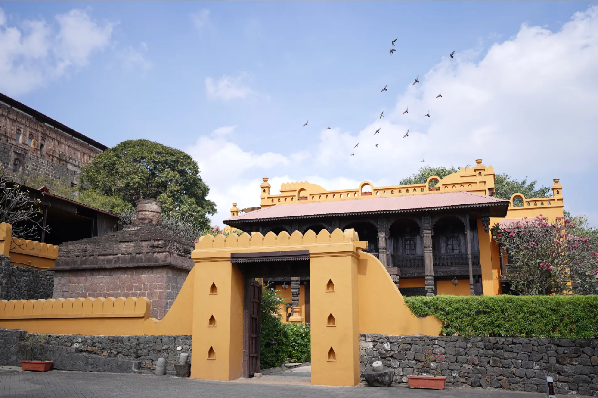 heritage staycation near Pune at Fort JadhavGADH 300 year old fort resort